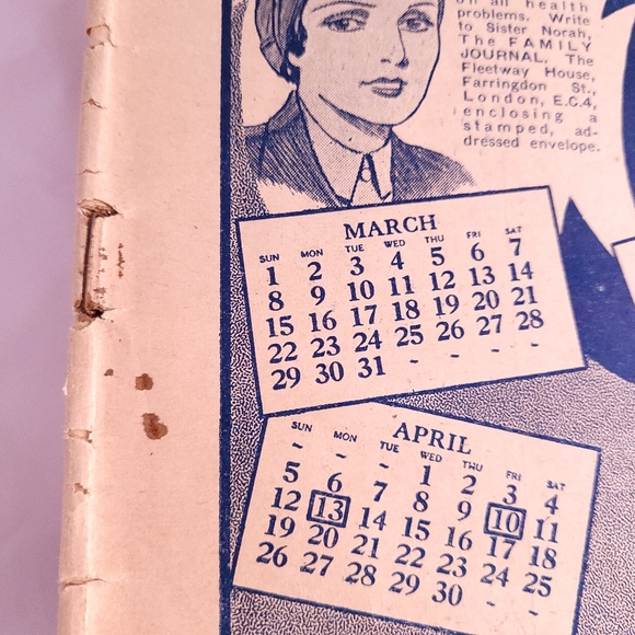 The Family Journal. 1936. Antique reading journal. - Picture 13 of 16